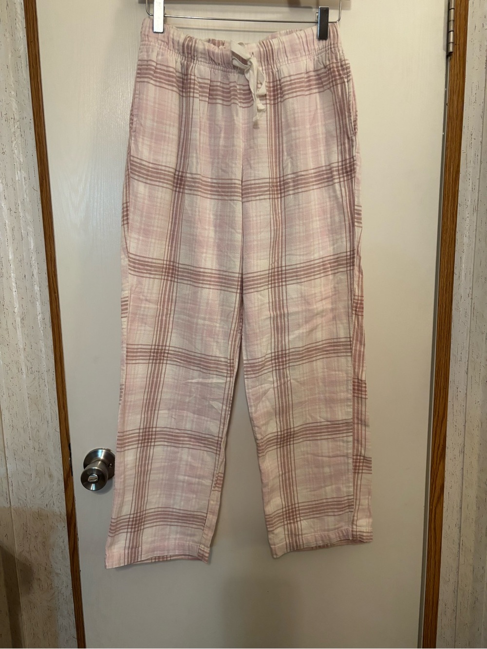 Sonoma Pink Plaid Drawstring Pajama Pants